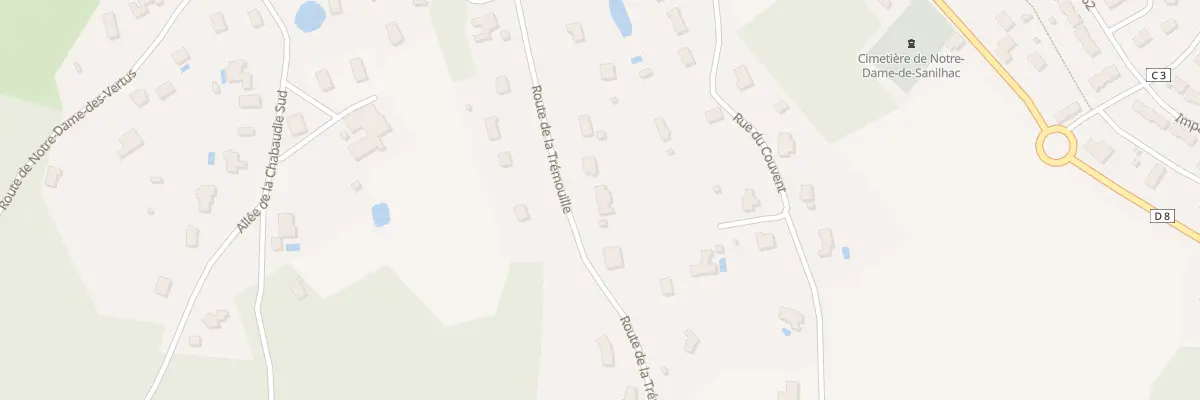 Plan du 197 Rte de la Trémouille à Sanilhac