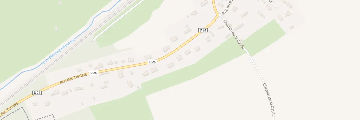 Plan du 24 Rue des Terriers à Serquigny
