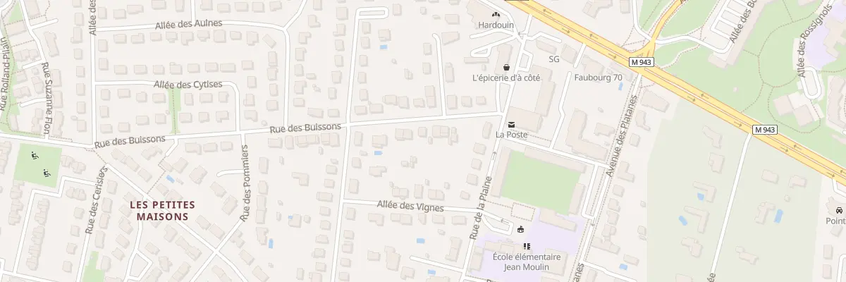 Plan du 8 Rue des Buissons à Chambray-lès-Tours
