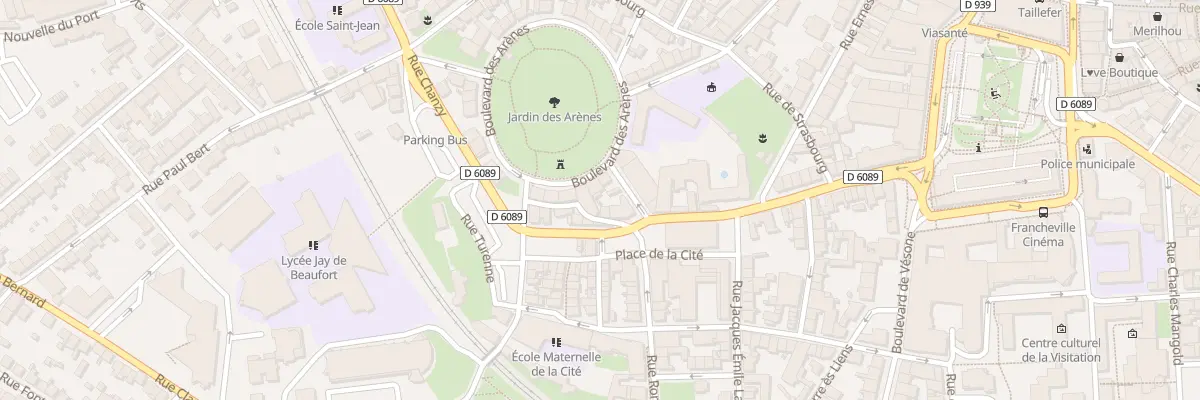 Plan du 34 Bd des Arènes à Périgueux
