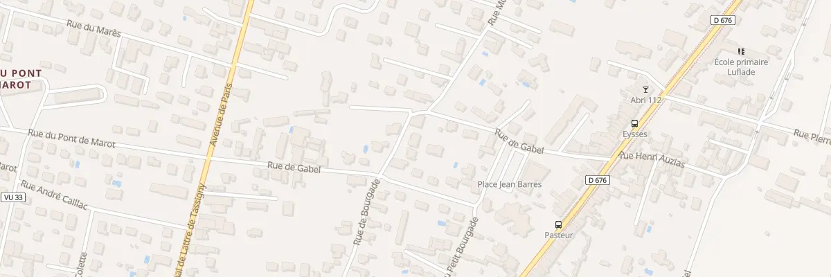 Plan du 25 Rue de Gabel à Villeneuve-sur-Lot