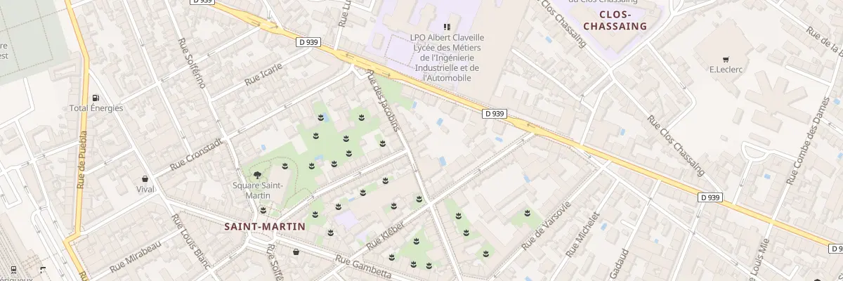 Plan du 20B Rue des Jacobins à Périgueux