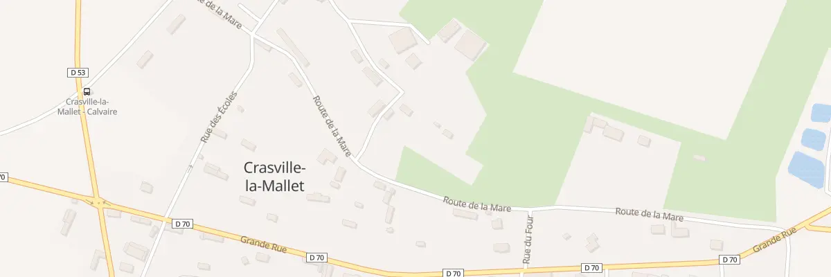 Plan du 6 Rue de la Mare à Crasville-la-Mallet