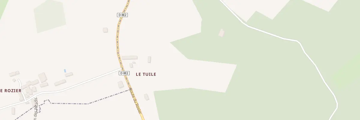 Plan du 892 Rte du Rosier à Lalinde