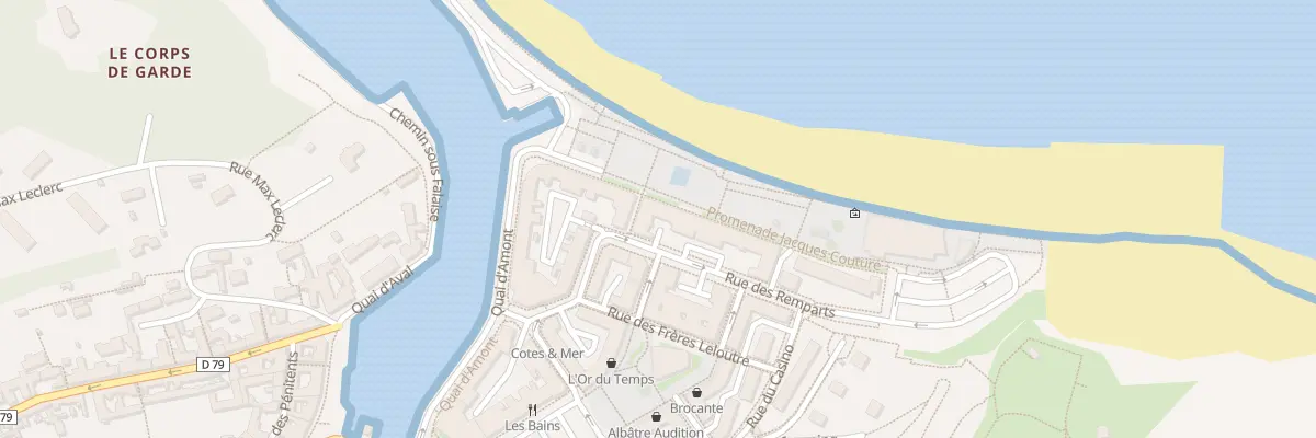 Plan du 3 Cour de la Plage à Saint-Valery-en-Caux