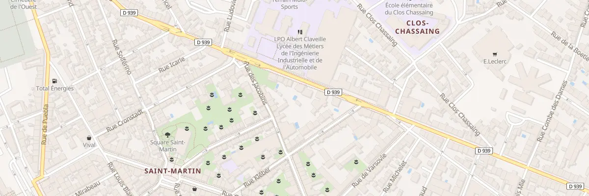 Plan du 73 Rue Victor Hugo à Périgueux