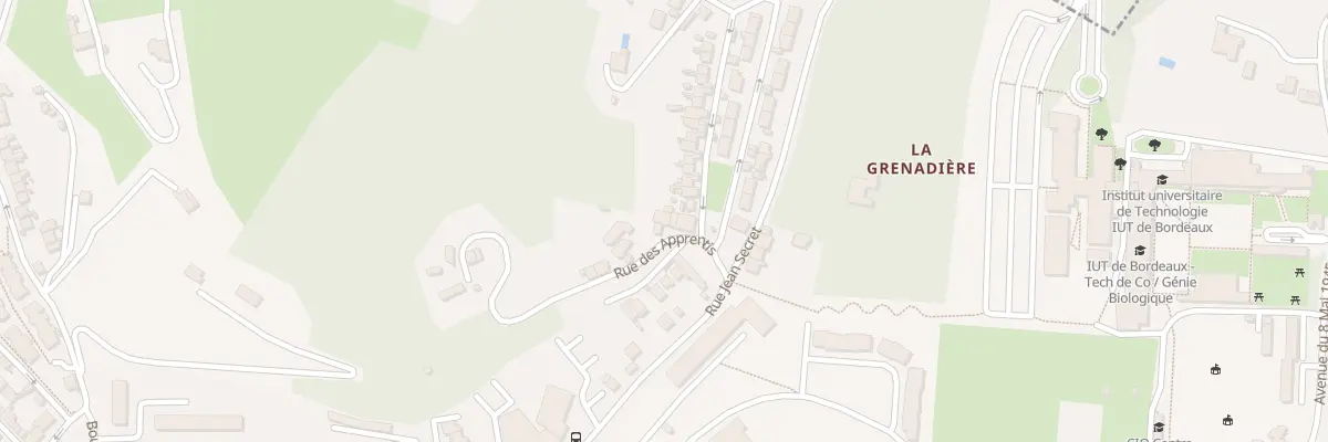 Plan du 1 Rue des Apprentis à Périgueux