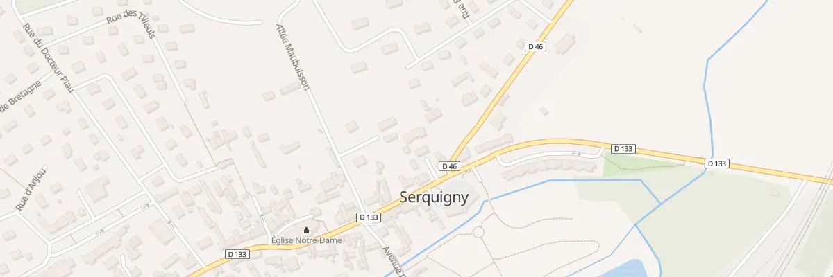 Plan du 57 Rue Max Carpentier à Serquigny
