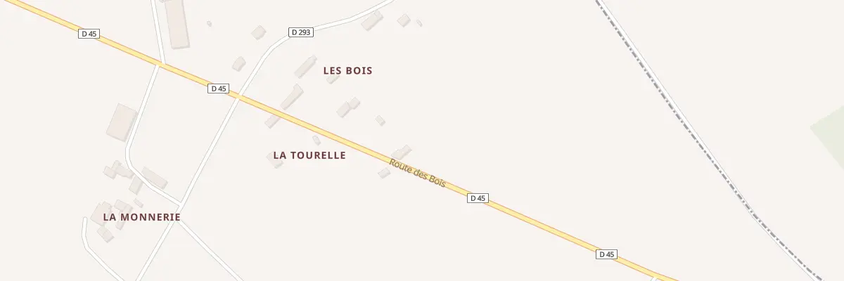 Plan du 199 Rte des Bois à Irai
