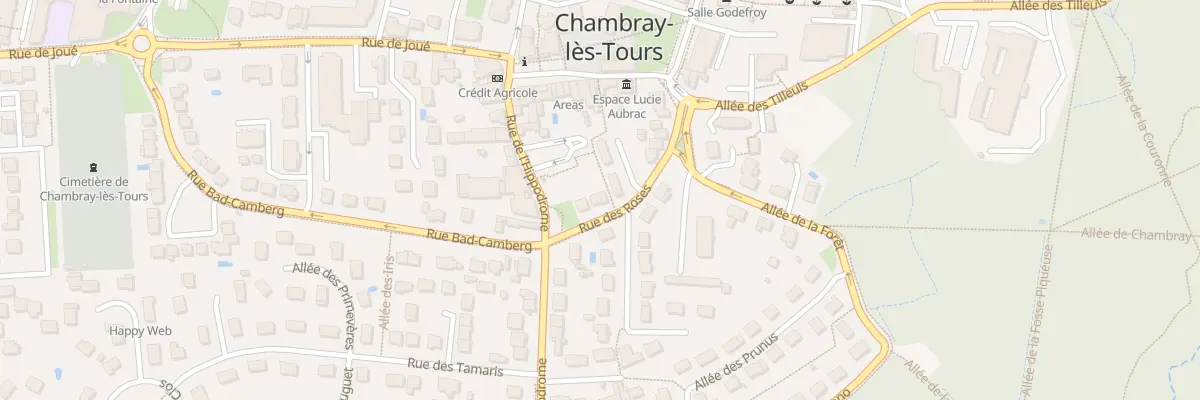 Plan du 8 Rue des Roses à Chambray-lès-Tours