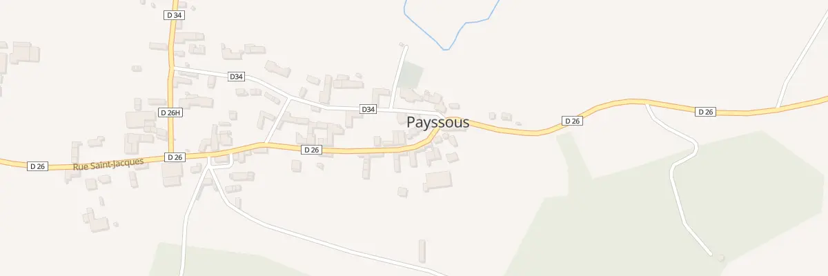 Plan du 610 Rue Saint-Jacques à Payssous
