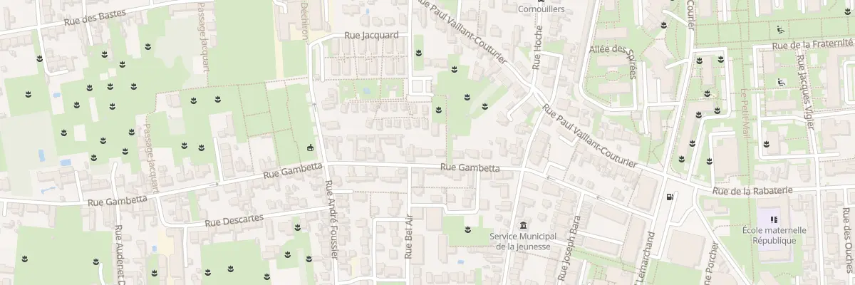 Plan du 78B Rue Gambetta à Saint-Pierre-des-Corps