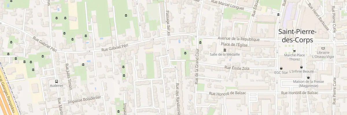 Plan du 15 Rue des Randonnières à Saint-Pierre-des-Corps
