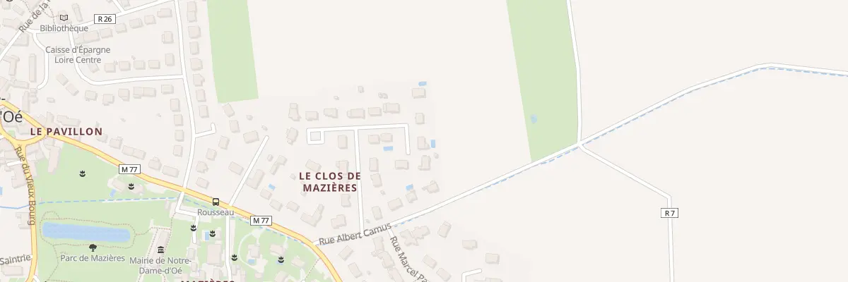 Plan du 5 Rue Théophraste Renaudot à Notre-Dame-d’Oé