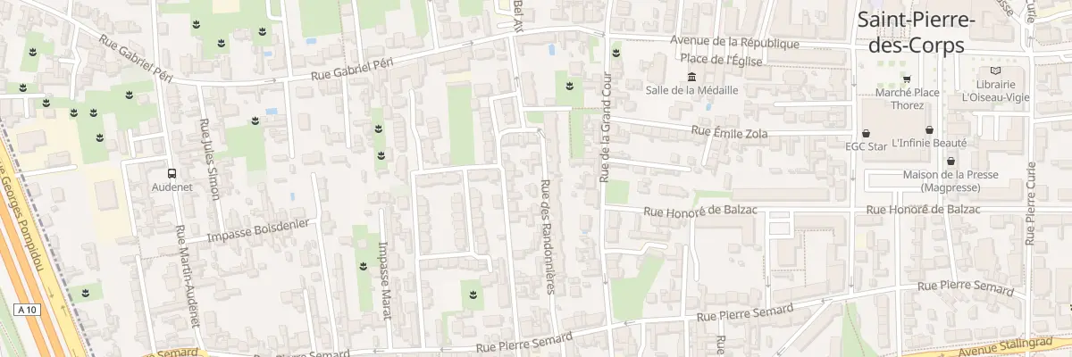 Plan du 24 Rue des Randonnières à Saint-Pierre-des-Corps