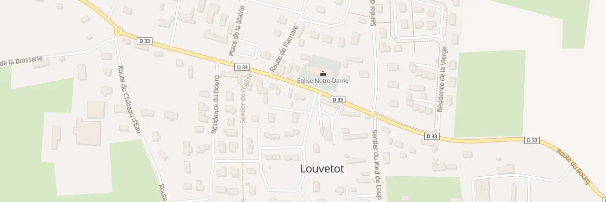 Plan du 835 Rte du Bourg à Louvetot