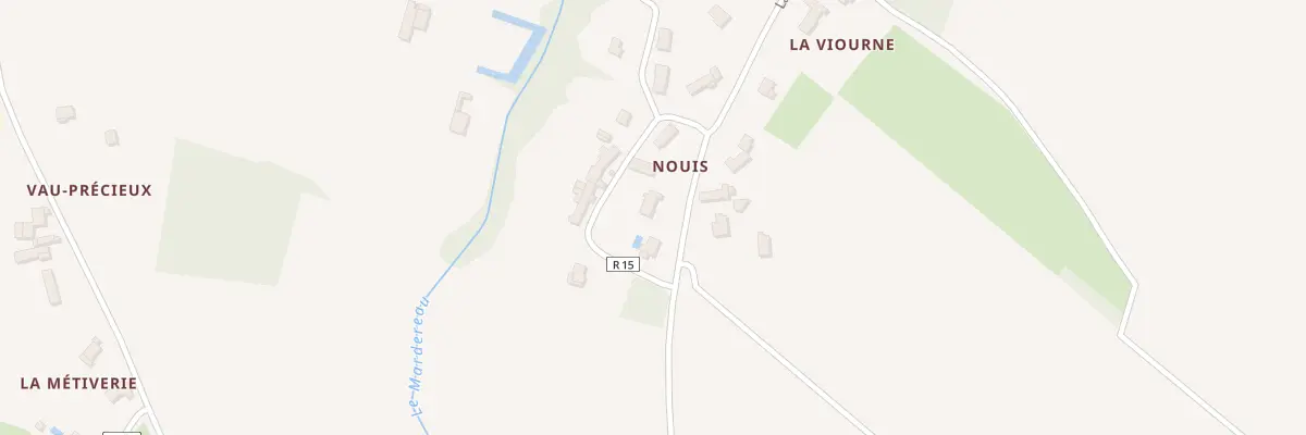 Plan du 4 Nouis à Sorigny