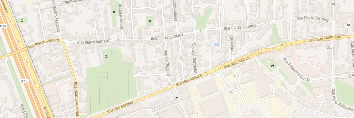 Plan du 9 Rue de la Liberté à Saint-Pierre-des-Corps