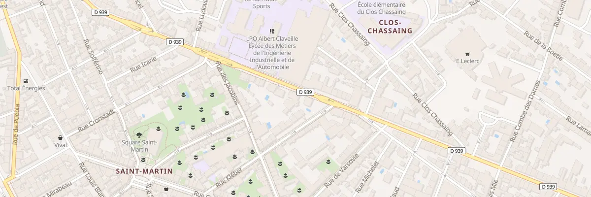 Plan du 69 Rue Victor Hugo à Périgueux