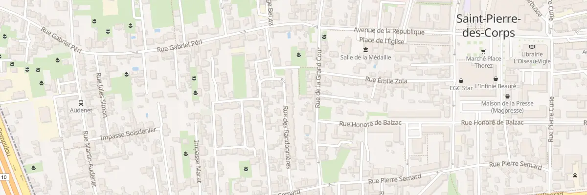 Plan du 31 Rue des Randonnières à Saint-Pierre-des-Corps