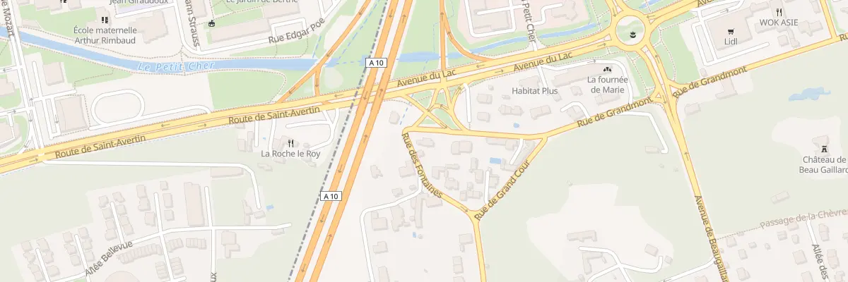 Plan du 152 Rue de Grandmont à Saint-Avertin
