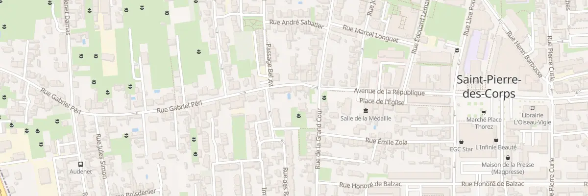 Plan du 91 Rue Gabriel Péri à Saint-Pierre-des-Corps