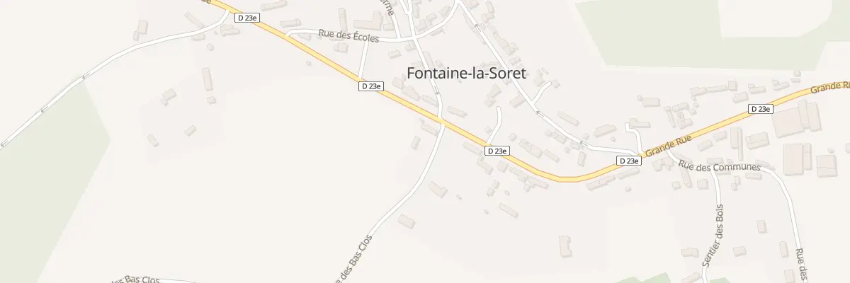 Plan du 33 Grande Rue à Nassandres sur Risle