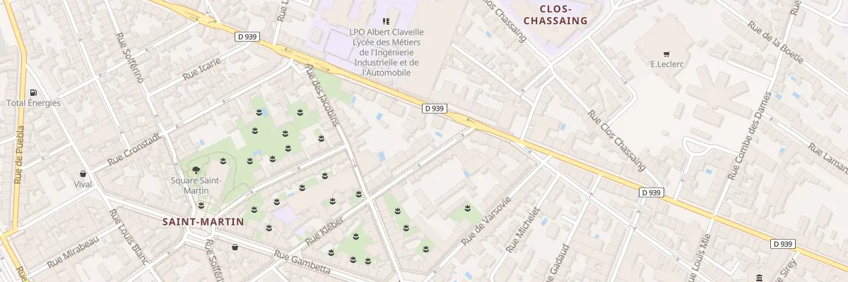 Plan du 51 Rue Kléber à Périgueux