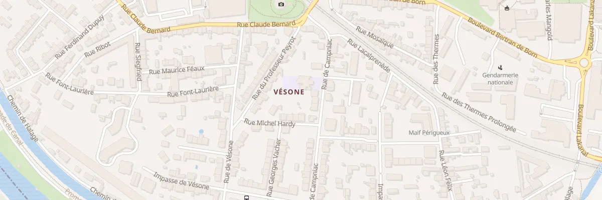 Plan du 24 Rue de Campniac à Périgueux