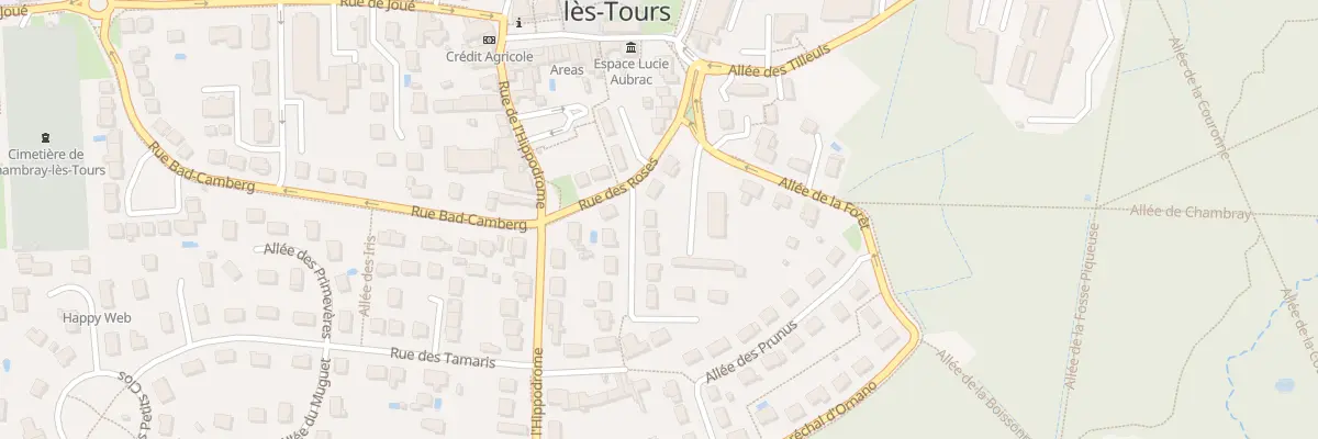 Plan du 3 All des Violettes à Chambray-lès-Tours