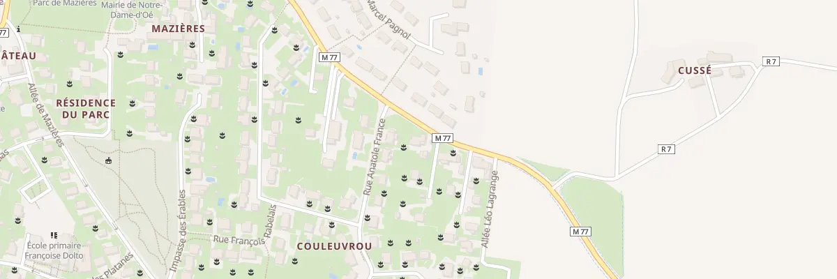 Plan du 101 Couleuvrou à Notre-Dame-d’Oé