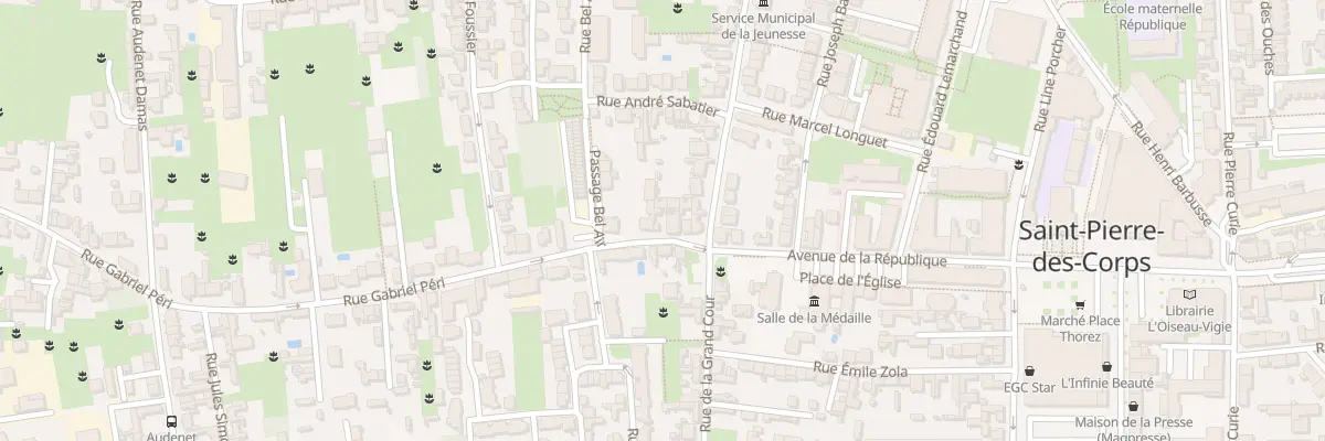Plan du 108 Rue Gabriel Péri à Saint-Pierre-des-Corps