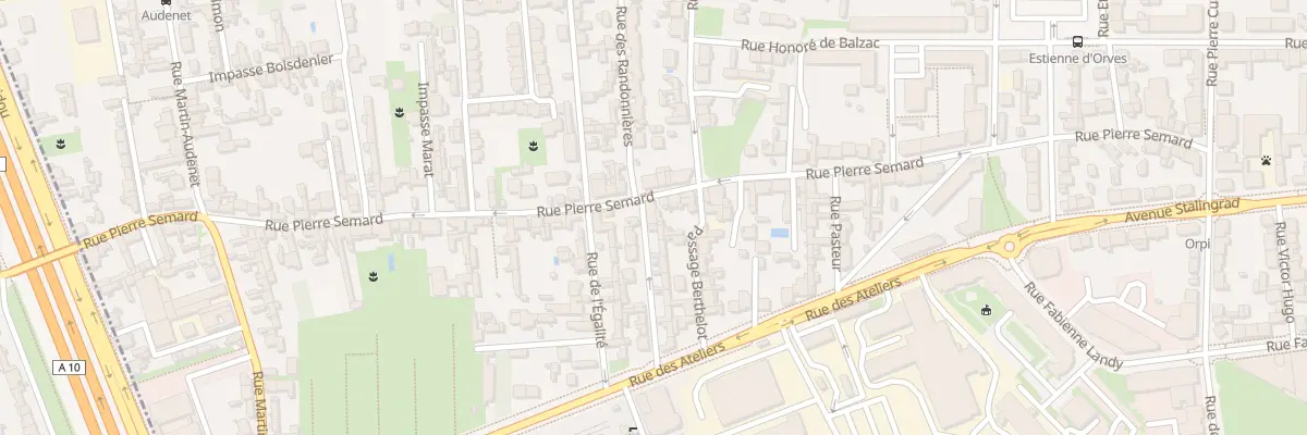 Plan du 2 Rue de la Liberté à Saint-Pierre-des-Corps