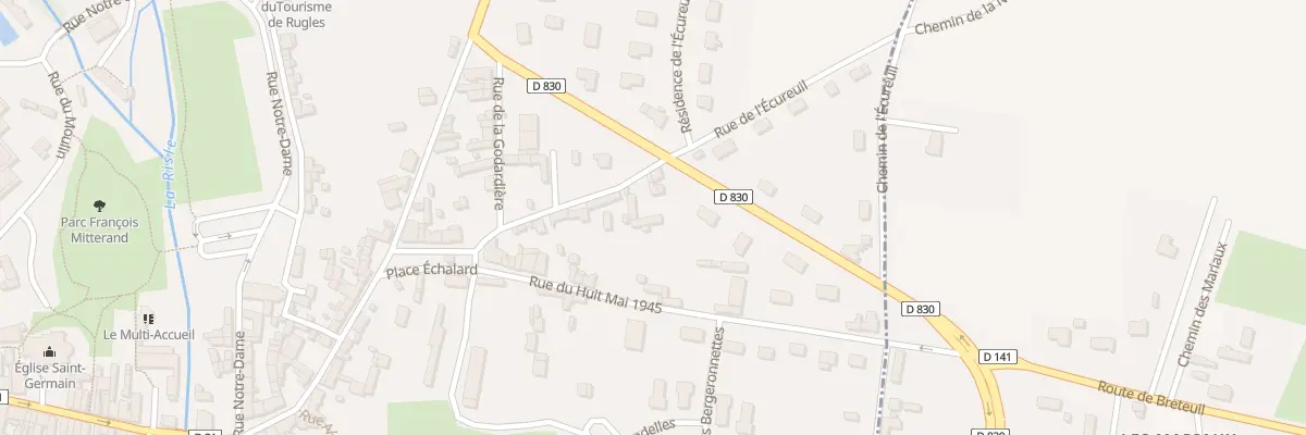 Plan du 18 Rue de l’Ecureuil à Rugles