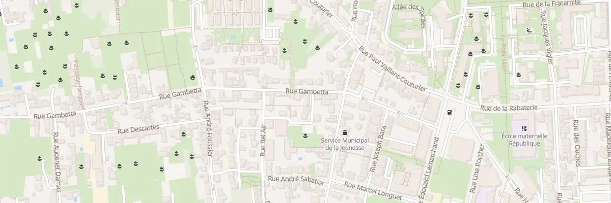 Plan du 69 Rue Gambetta à Saint-Pierre-des-Corps