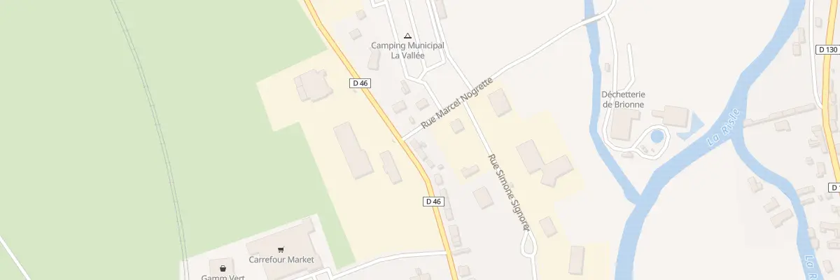 Plan du 62 Rue des Martyrs à Brionne