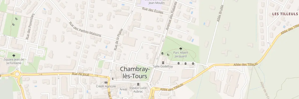 Plan du 18 Av des Platanes à Chambray-lès-Tours