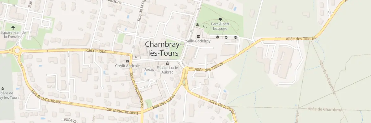 Plan du 1 Av des Platanes à Chambray-lès-Tours