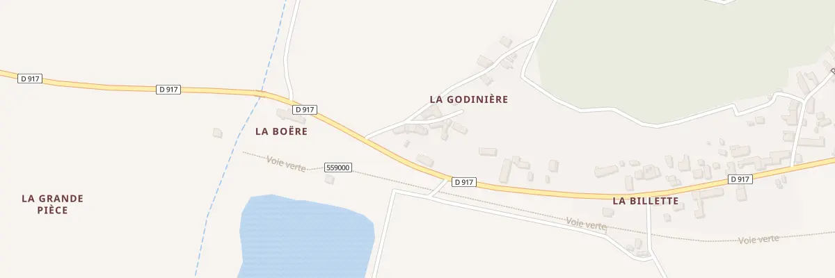 Plan du 3 La Godinière à Sougé