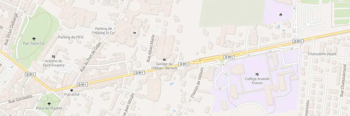 Plan du 9B Av de Fumel à Villeneuve-sur-Lot