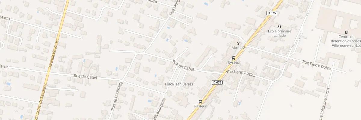 Plan du 16 Rue de Gabel à Villeneuve-sur-Lot