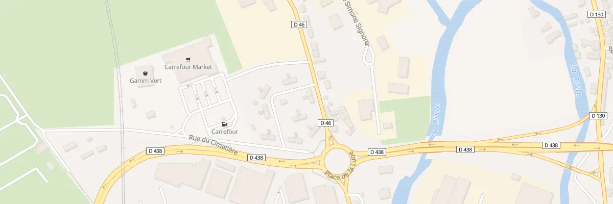 Plan du 21 Rue des Martyrs à Brionne