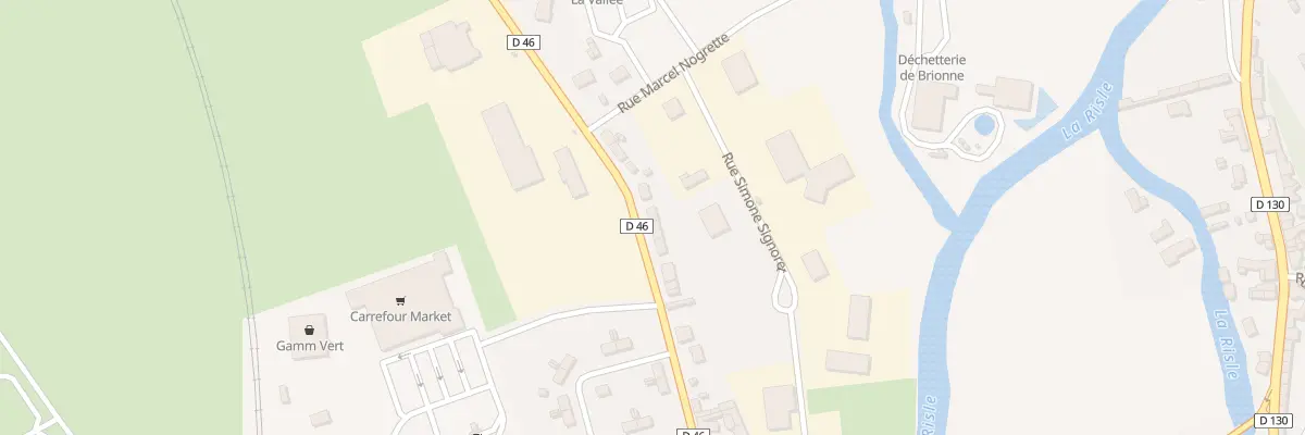 Plan du 56B Rue des Martyrs à Brionne