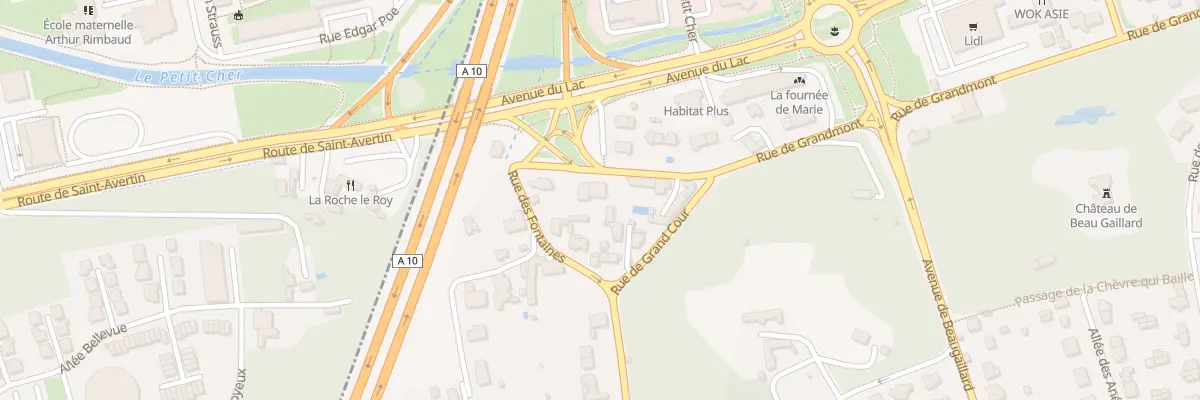 Plan du 146 Rue de Grandmont à Saint-Avertin