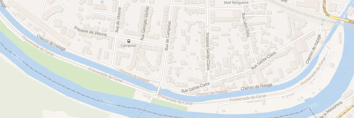 Plan du 57 Rue de Campniac à Périgueux