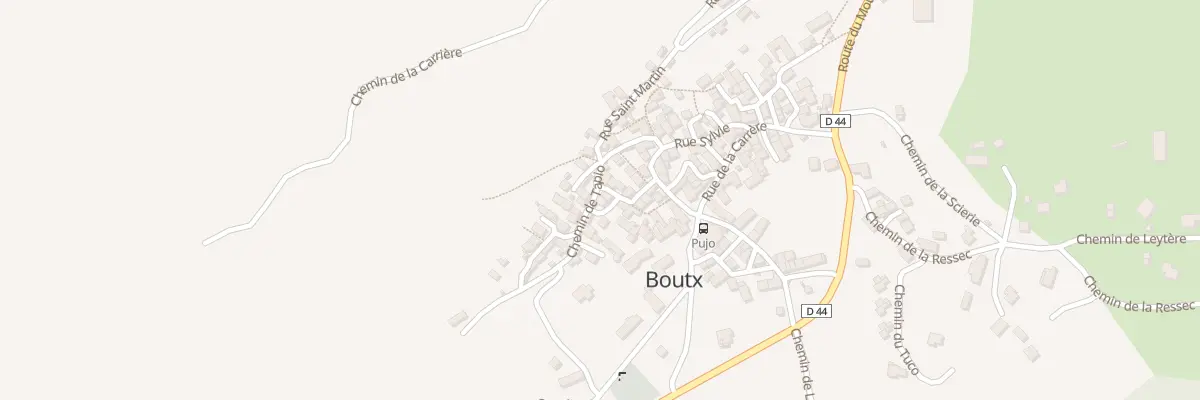 Plan du 43 Cabanous à Boutx
