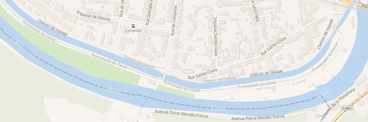 Plan du 61 Rue de Campniac à Périgueux
