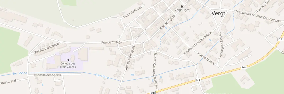 Plan du 4 Rue Jasmin à Vergt