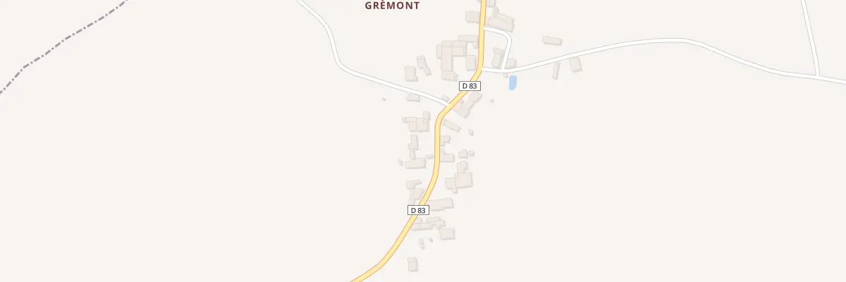 Plan du 14 Gremont à Chapelle-Viviers