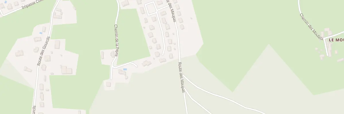 Plan du 603 La Peyre à Vergt